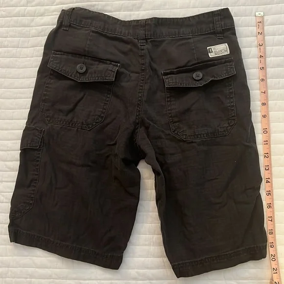 Charcoal Off The Wall Vans Shorts - Picture 3 of 5